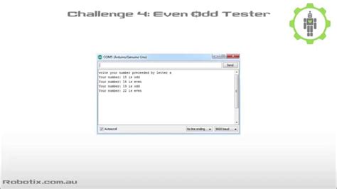 Challenge 4: Even/Odd Tester .